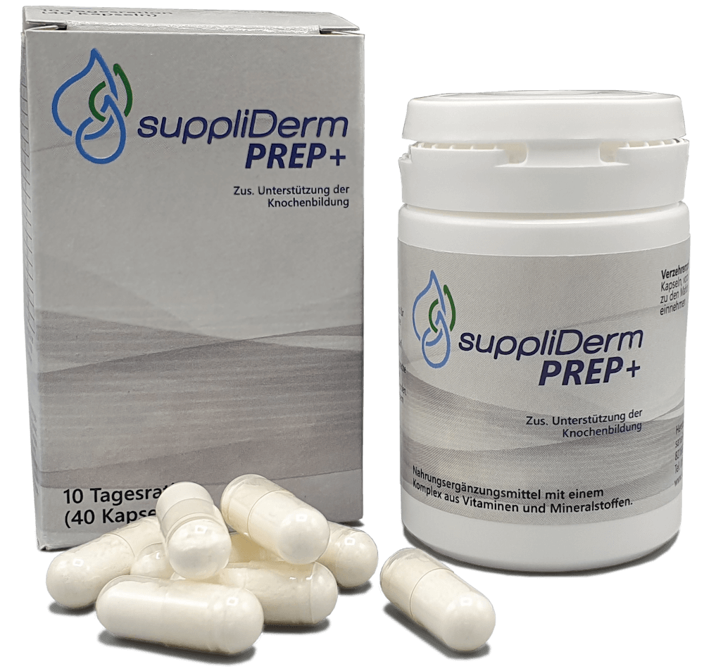 suppliDerm PREP package and capsules